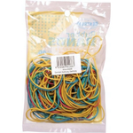 Резинка банковская 50г. 40мм, цвет разноцветный принт (Центрум)