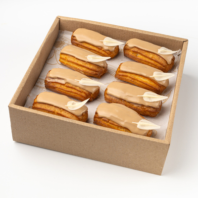 Набор мини-эклеров крем-брюле, 8 шт