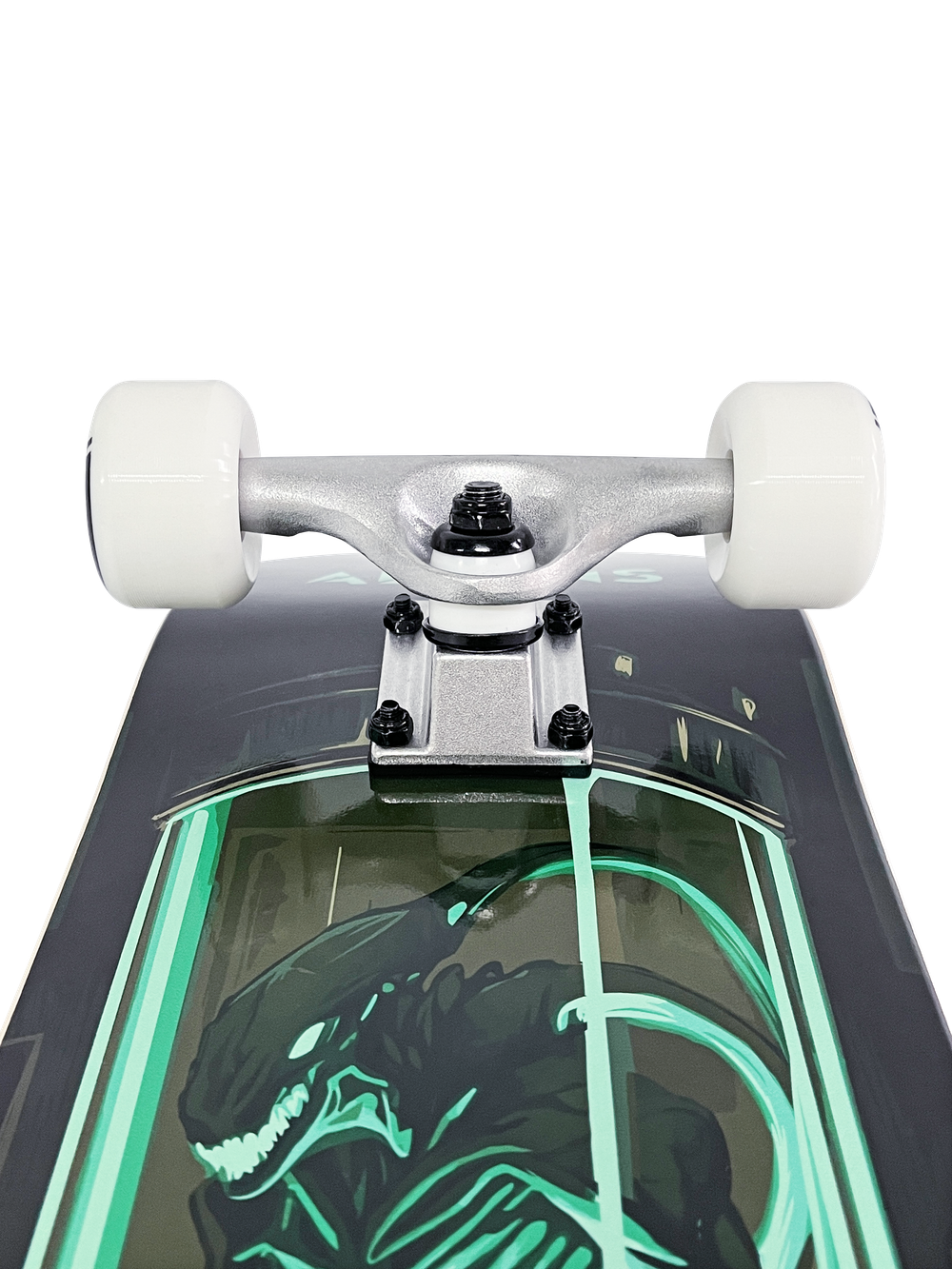 Скейтборд детский Tech Team Aliens Green 7,25"