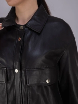 Плащ женский кожаный длинный Турция