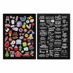 Фотоальбом 16х18 см, 20 черных листов, обложка КРАФТ, уголки/стикеры/ручка/клей, BRAUBERG Black&Kraft, 880652