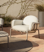 Уличное кресло Joncols из алюминия цвета таупе