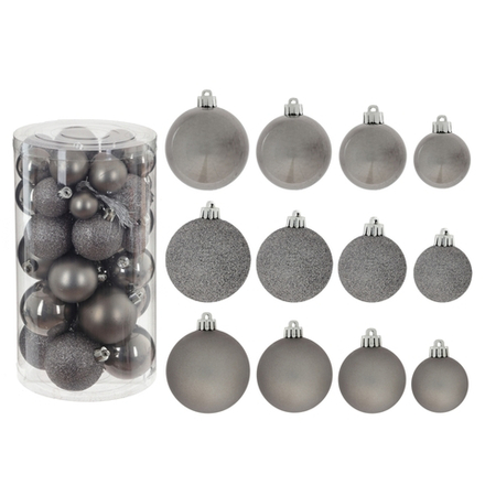GAEM Набор из 40шт Украшение новогоднее "Шар", D 6 см, L6 W6 H7,5 см