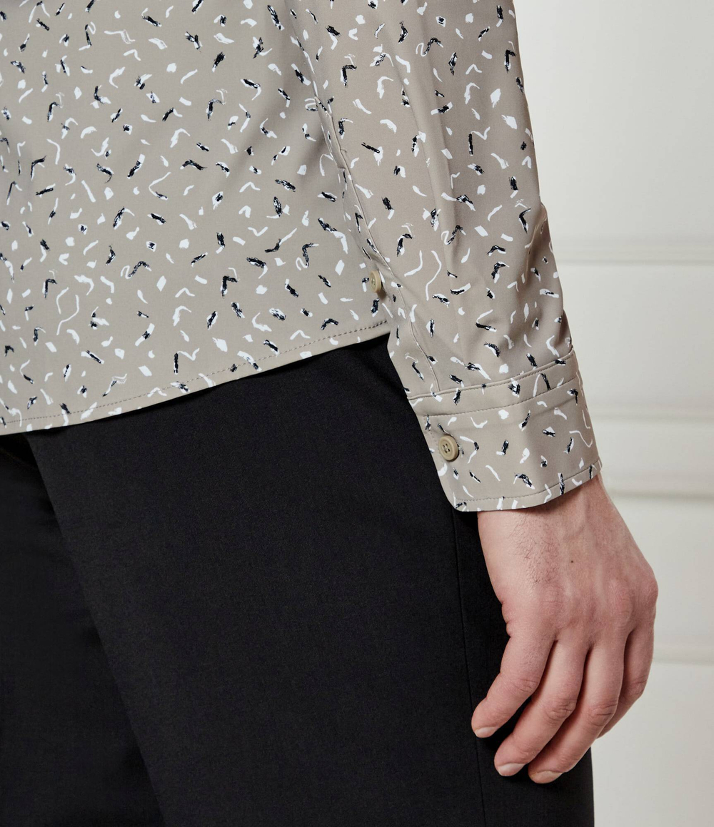 Рубашка P-ROAN-kent-C1-233 BOSS BLACK - бежевый(50533561)