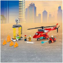 Конструктор LEGO City Fire 60281 Спасательный пожарный вертолёт