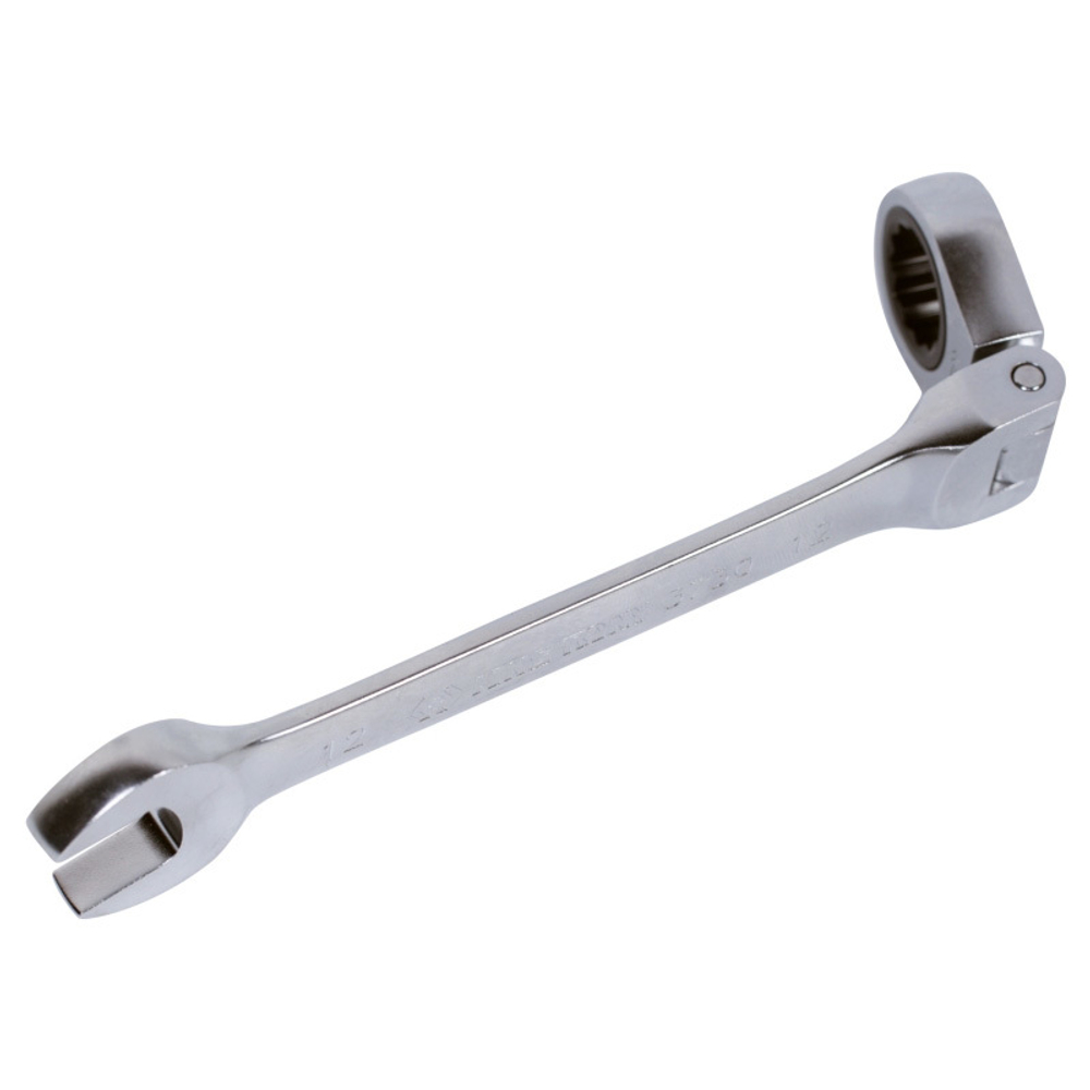 Ключ трещоточный комбинированный с шарниром 12 мм KING TONY 373012M