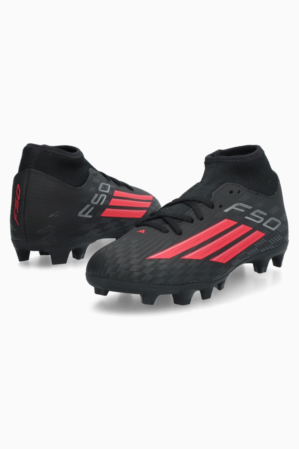 Бутсы adidas F50 Club Mid FG/MG Junior - черный