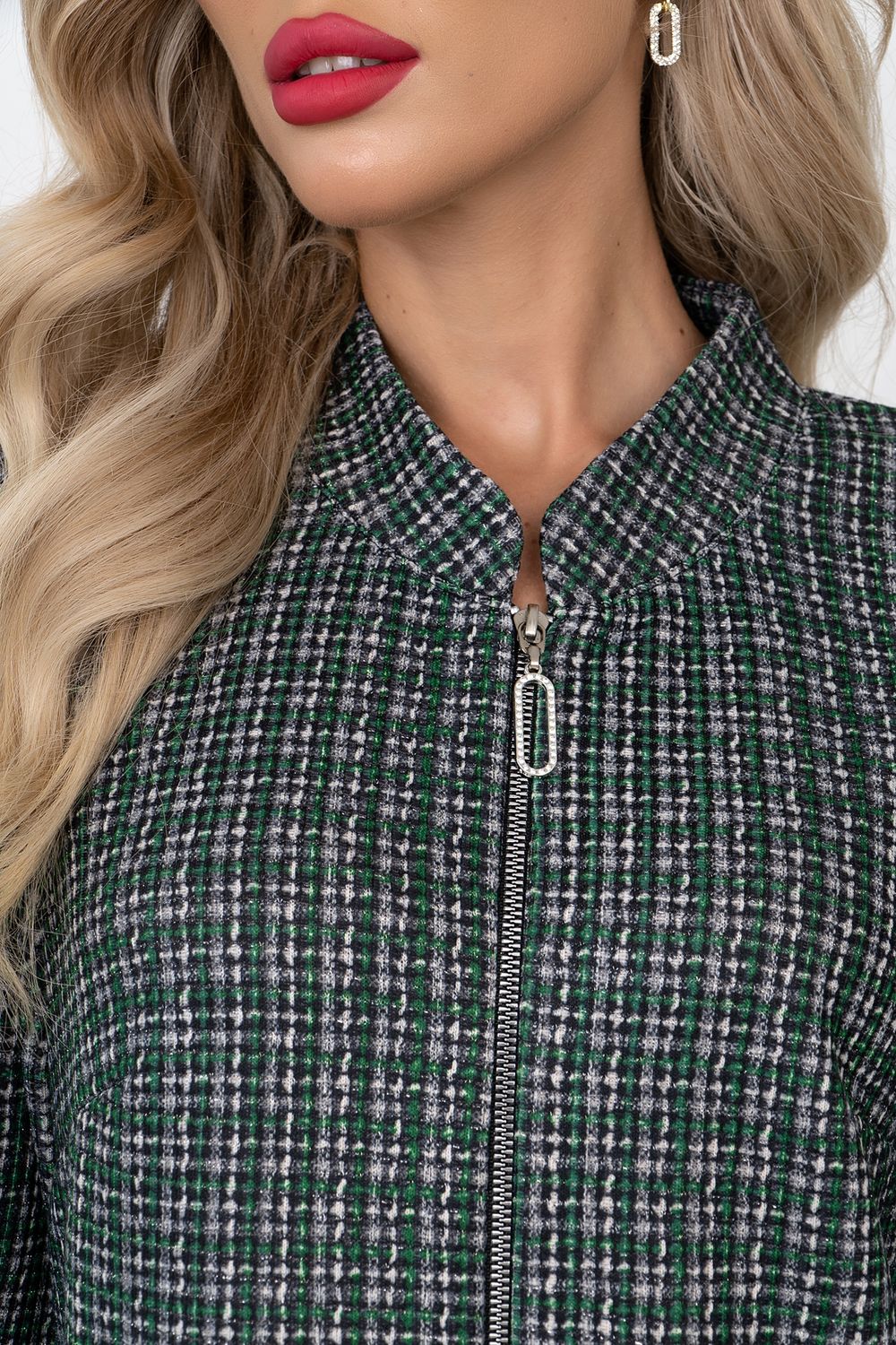 Платье Милана (зеленый/серый) Р11-1248 Nikol