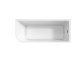 Асимметричная угловая акриловая ванна BelBagno BB712-1600-730-R