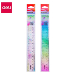 Линейка DELI "NeonUp" 20 см, ассорти