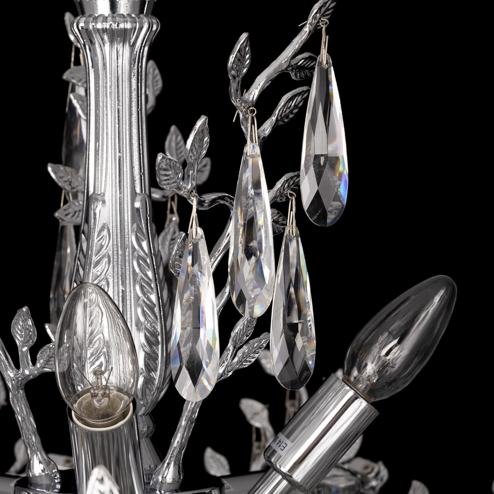 Citilux RITZ CL310081 Люстра хрустальная подвесная Хром