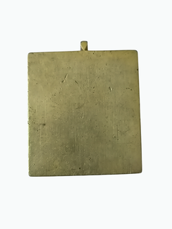 Антикварная икона-плакетка "Святитель Николай" - 19 век