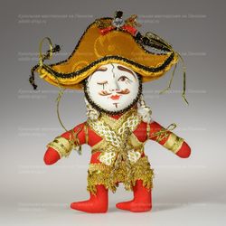 Ёлочная игрушка Солдат в треуголке