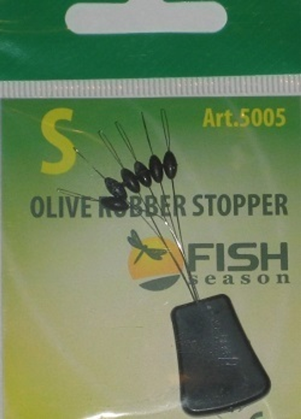 Стопор Fish Season 5005 Резиновый Оливка № -