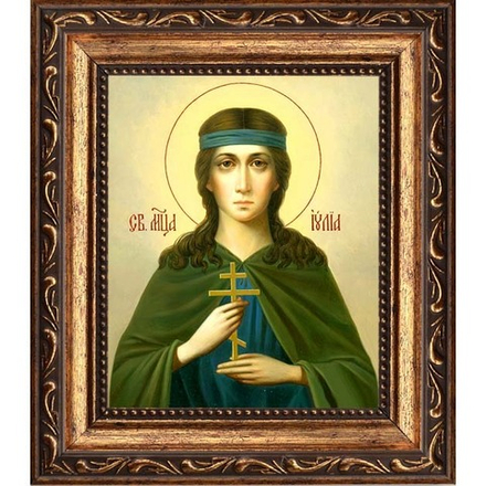 Иулия (Юлия) Карфагенская мученица. Икона на холсте.