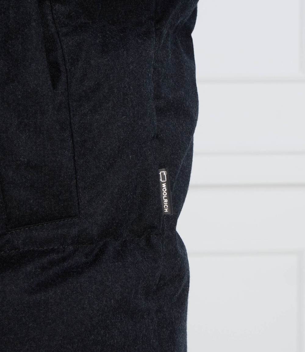 Хлопковая куртка LUXE WOOL Woolrich - графитовый(CFWOOU0822MRUT3108)