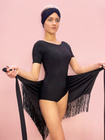 Боди для танцев с коротким рукавом