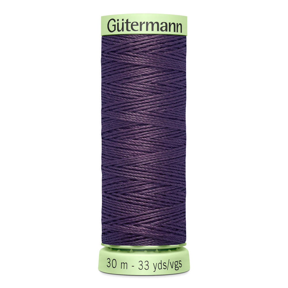 Нить Top Stitch 30/30 м для декоративной отстрочки, Gutermann, 512 баклажан