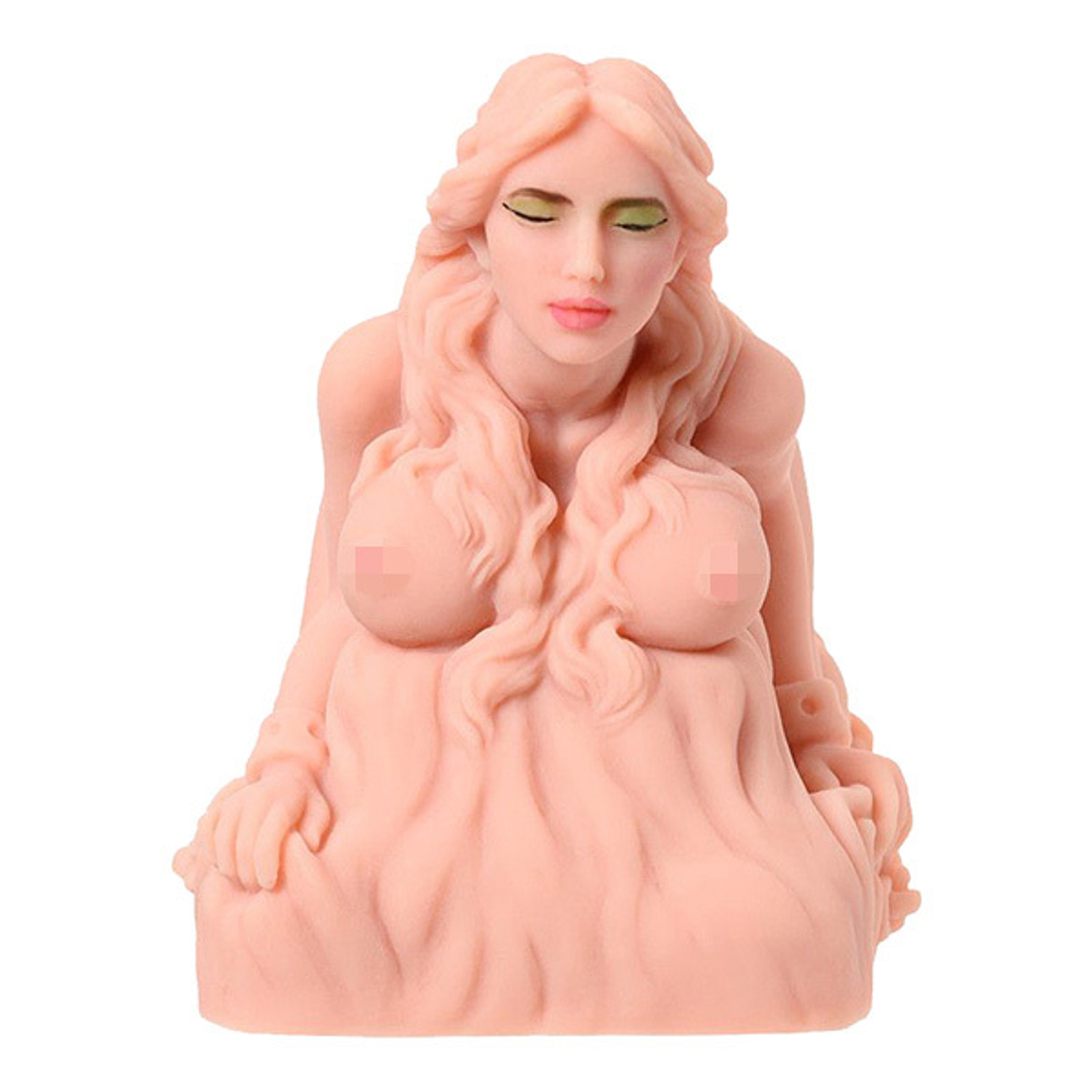 Кукла-мастурбатор 26х15х19см с вагиной без вибрации Kokos Isabel