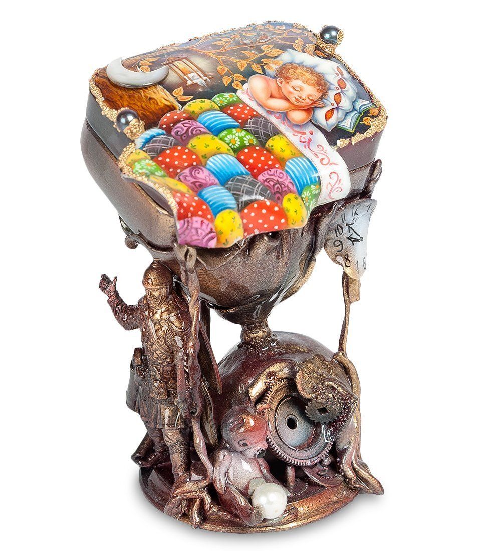 Народные промыслы ШК-50/10 Шкатулка «Колыбельная» Шеншин М.