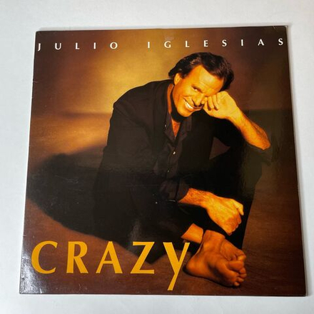 Винтажная виниловая пластинка LP Julio Iglesias Crazy (Испания 1994)