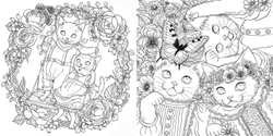 Nelco Neco. Four Seasons Story of Precious Cats. Coloring book