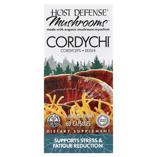 Host Defense, Mushrooms™, Cordychi®, 60 капсул