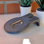 Настенный кронштейн-полка для Яндекс станций (Алиса) МИНИ 3, серый, 3D печать, для модели YNDX-00027