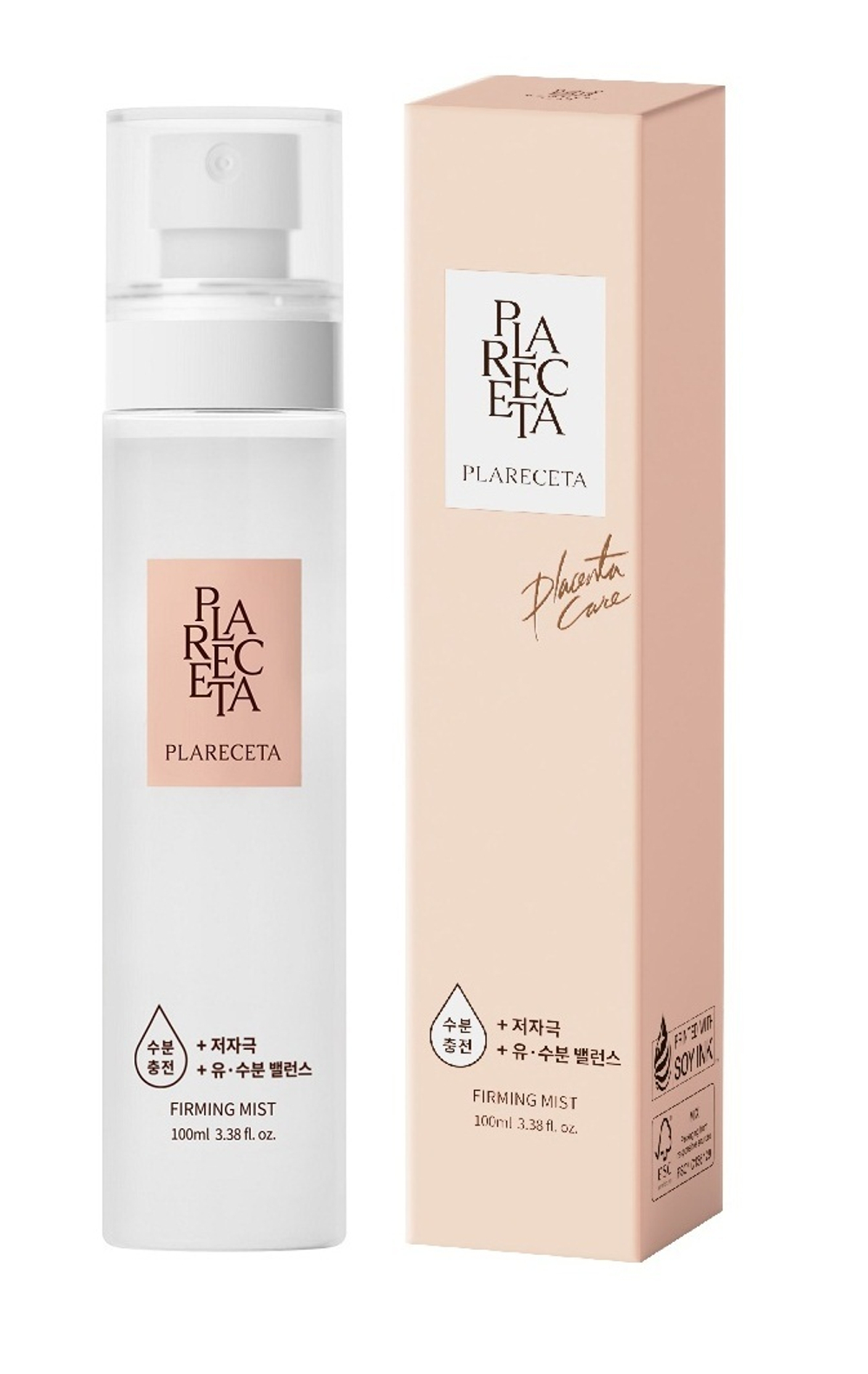 PlaReceta Лосьон-спрей плацентарный увлажняющий / PlaReceta Firming Mist  (N) 100 мл