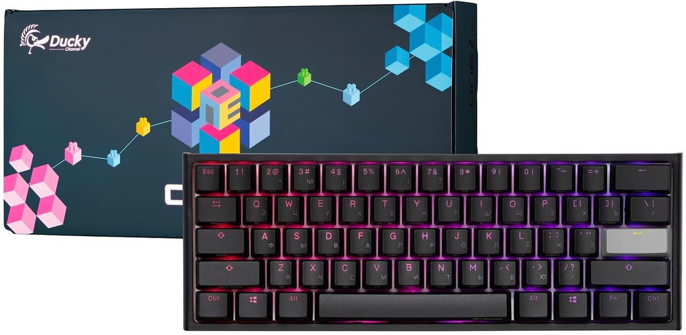 Клавиатура Ducky One 2 Mini DKON2061ST-RRUPDAZT1 черный