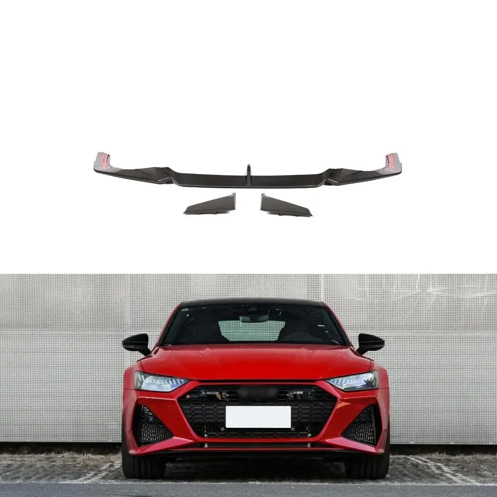 Карбоновая губа для AUDI RS7 4K 2019+ Ауди обвес