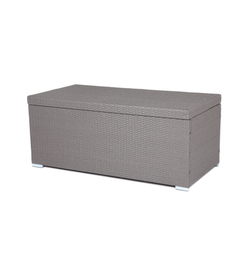 "Порту" сундук водонепроницаемый из искусственного ротанга, цвет графит