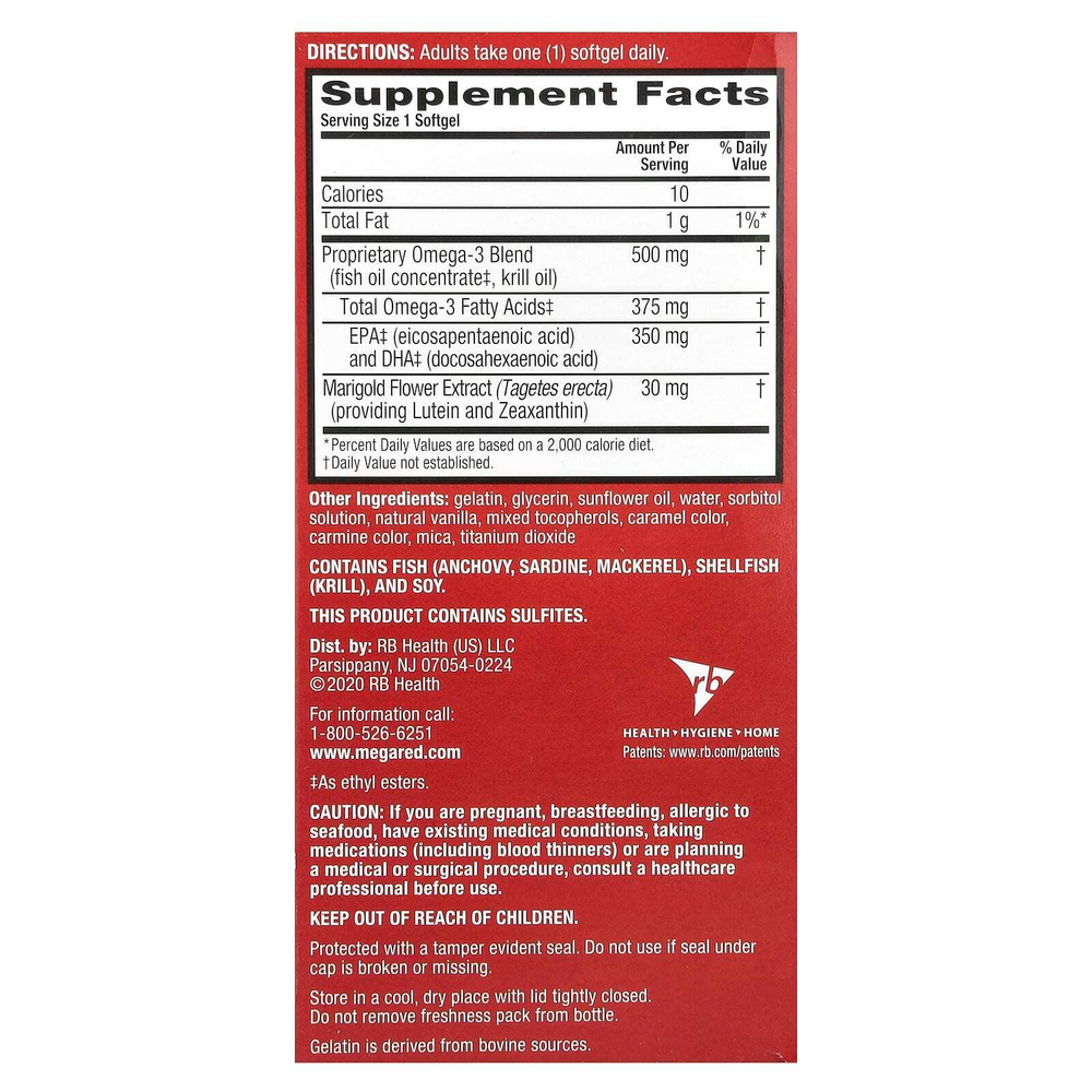 Schiff, MegaRed®, Advanced Total Body + Refresh, 65 мягких таблеток