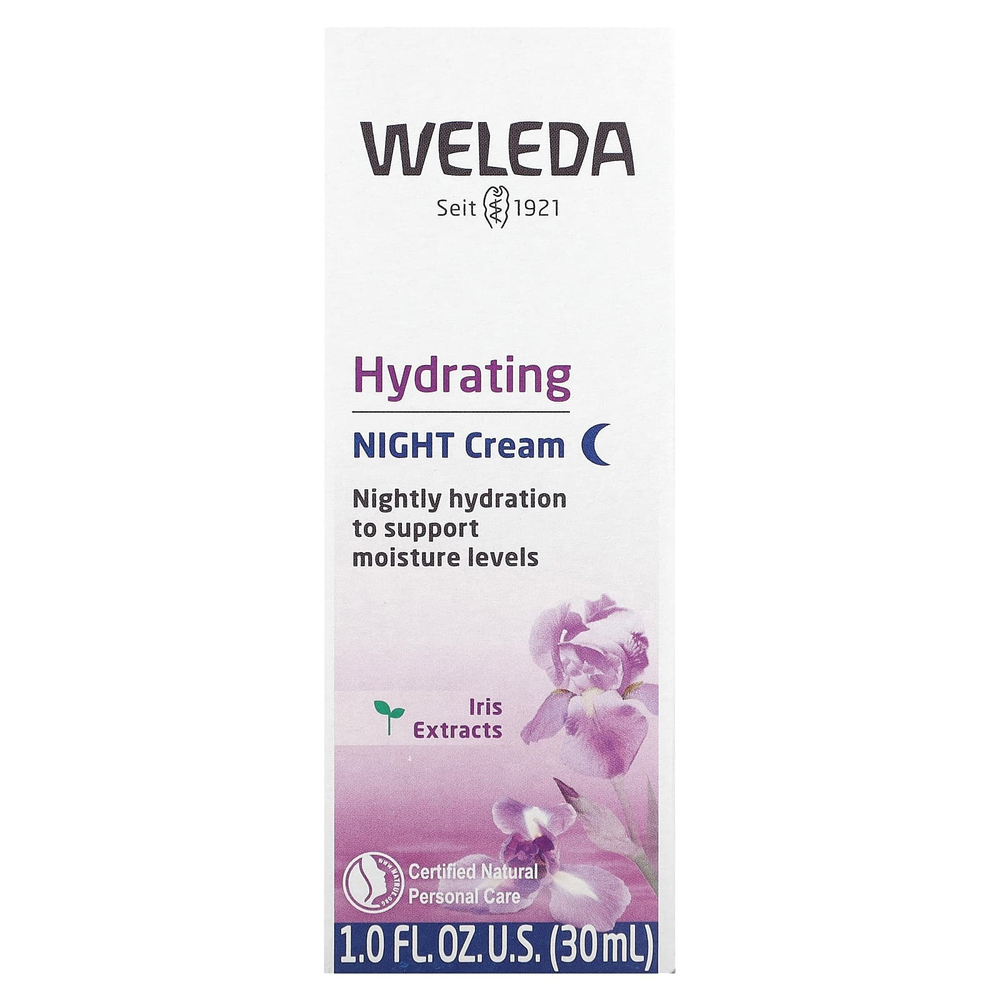 Weleda, Увлажняющий ночной крем, экстракты ириса, 30 мл (1 жидк. унц.)