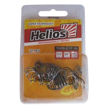 Крючок двойной SD-36 №8 цвет BC (20шт) Helios (HS-SD-36-8)
