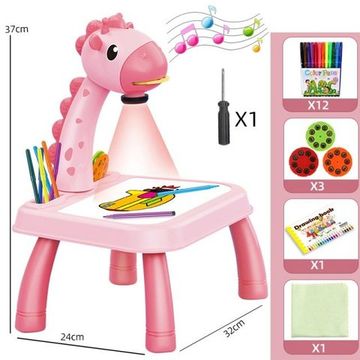 Детский проектор Projection Painting Дино ( для девочек )