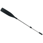 Весло 150см D=30мм разборное Узкая лопасть (Уфа) Чёрное Прямое 1 весло