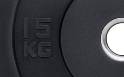 Диск каучуковый 15 кг TRN (черный)