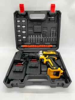 DeWalt Шуруповерт, 18 В, 50 Нм, 2 АКБ