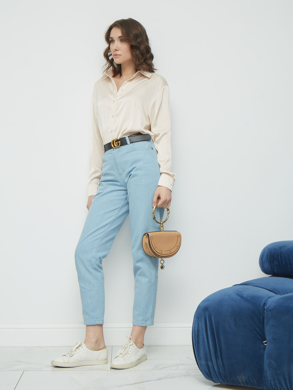 Джинсы женские Anyday Icon Jeans  01, цвет голубой