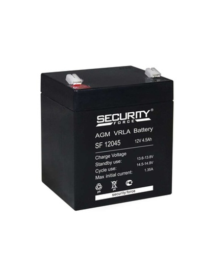 Аккумулятор ОПС 12В 4.5А.ч SF 12045 Security Force 4614030010004