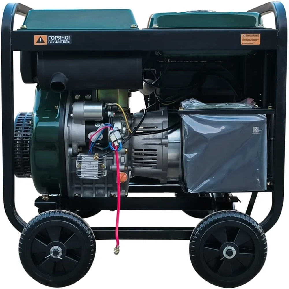 STEM Techno S6500DE генератор дизельный (6.5 кВт, электростартер, дисплей, подогрев) ГЕН019