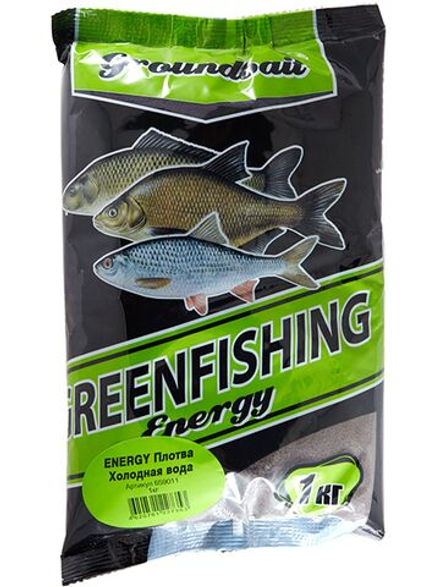 Прикормка зимняя GF Energy 1кг ПЛОТВА Холодная вода