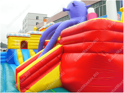 Популярный надувной батут "Большие приключения"