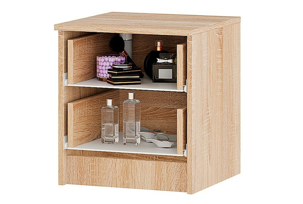 Тумба прикроватная с ящиками Сакура, дуб сонома