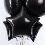 F Шар Звезда 18''/46 см, Черный (БГ-15)