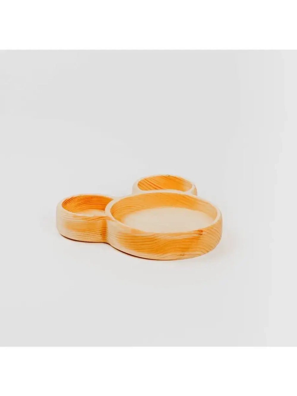 Деревянная менажница "Микки Маус" из кедра