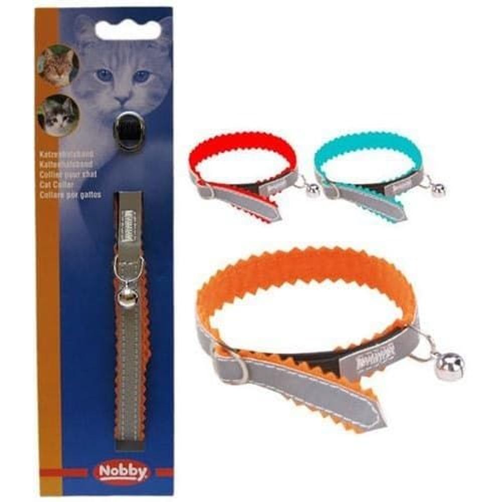 Ошейник д/кошек ЗУБЧИК оранжевый Nobby Ошейник д/кошек ЗУБЧИК оранжевый Nobby