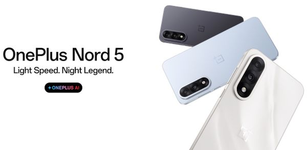 Смартфон OnePlus Nord 5 12/512 ГБ, 2 nano SIM, Голубой | Dry Ice (CPH2709)