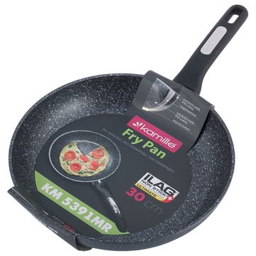 Сковорода 30 см. из литого алюминия Kamille KM 5391MR с покрытием ILAG